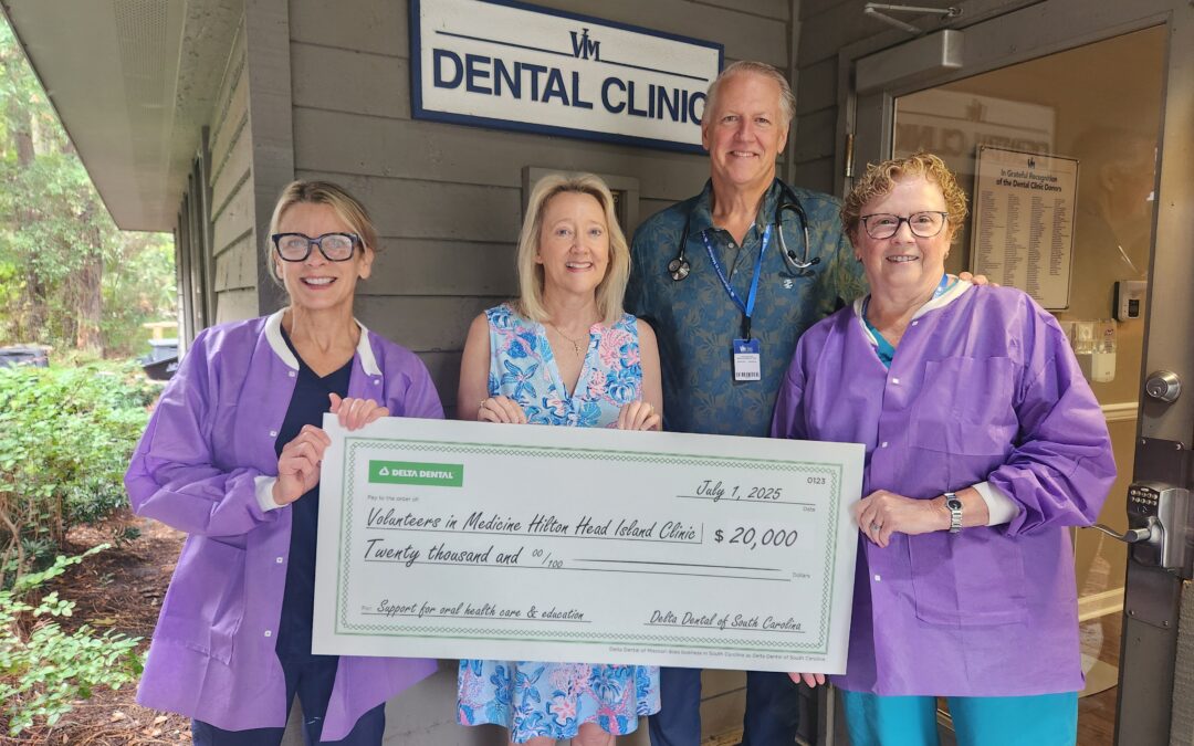 CH2 Magazine:  Delta Dental of SC Presents Check to VIM